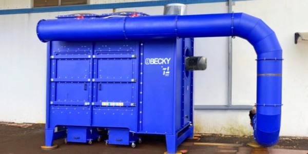 Come Eliminare gli Inquinanti derivanti dal taglio termico della lamiera con il Filtro a cartucce orizzontali di Tama Aernova